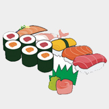 Individual sushi