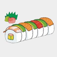 Rainbow Sushi